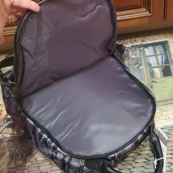 Sol and Selene Black Snake print Cloud Nine backpa - Picture 4 of 6